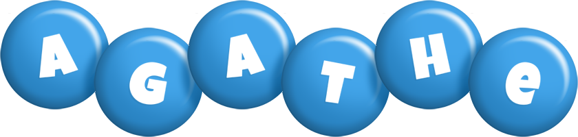 Agathe candy-blue logo