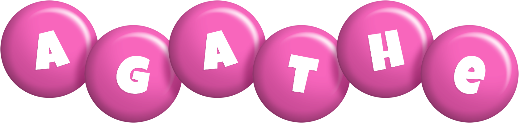 Agathe candy-pink logo