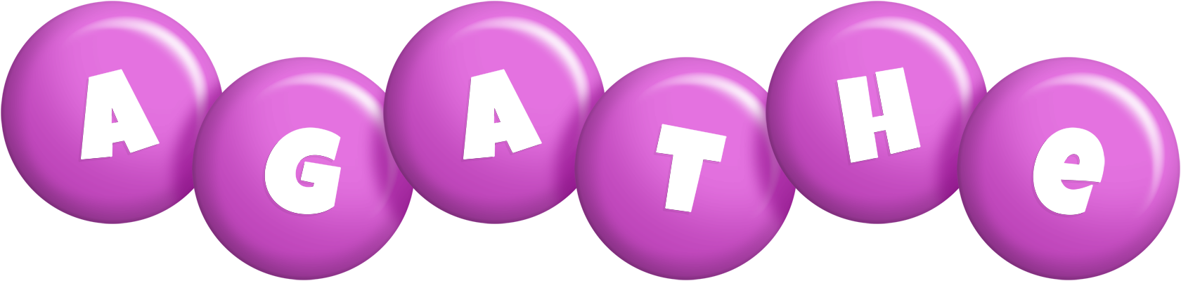 Agathe candy-purple logo