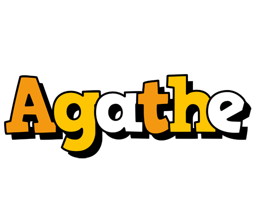 Agathe cartoon logo