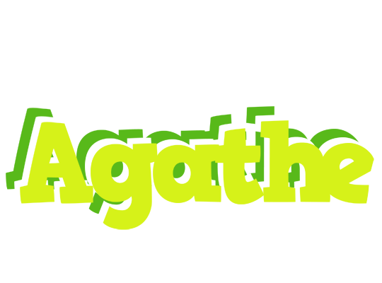 Agathe citrus logo
