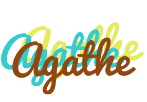 Agathe cupcake logo