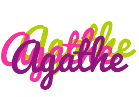 Agathe flowers logo