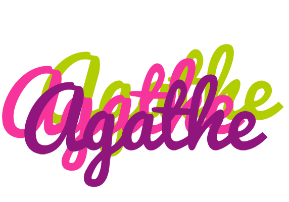 Agathe flowers logo
