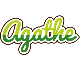 Agathe golfing logo