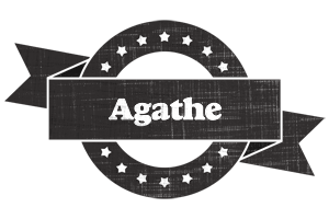 Agathe grunge logo