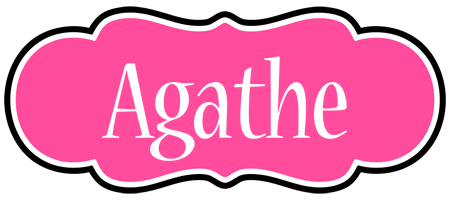 Agathe invitation logo