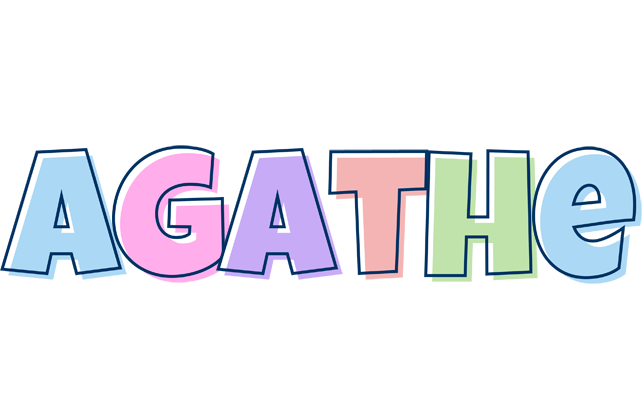 Agathe pastel logo