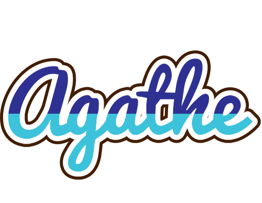 Agathe raining logo