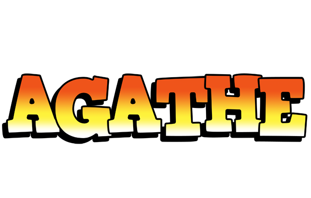 Agathe sunset logo