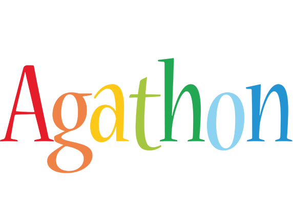 Agathon birthday logo