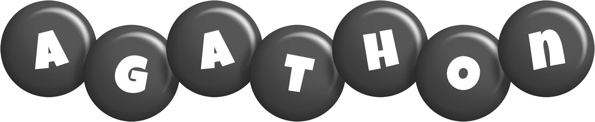 Agathon candy-black logo
