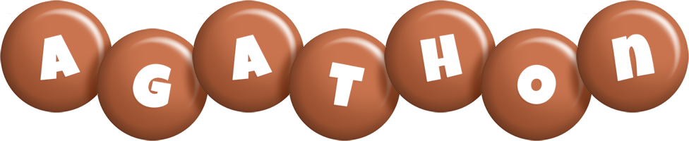 Agathon candy-brown logo