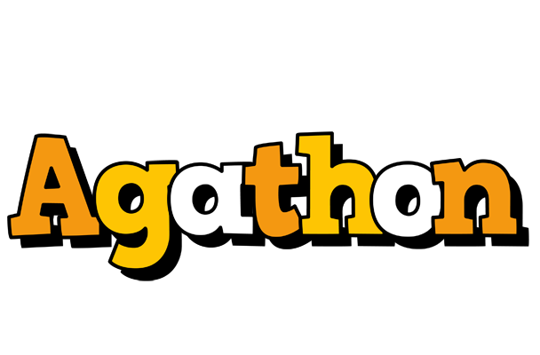 Agathon cartoon logo