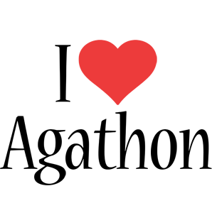 Agathon i-love logo
