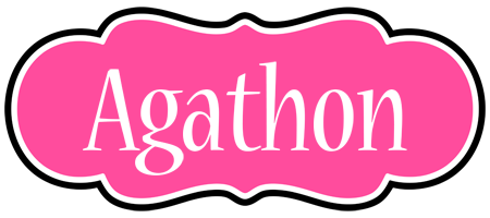 Agathon invitation logo