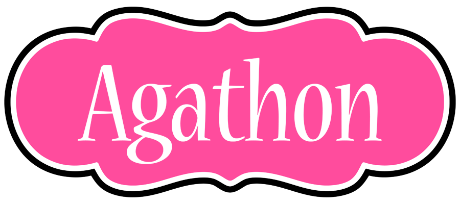 Agathon invitation logo