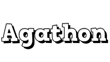 Agathon snowing logo