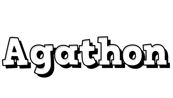 Agathon snowing logo