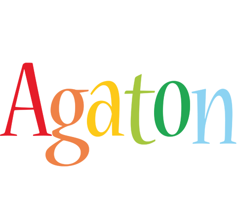 Agaton birthday logo