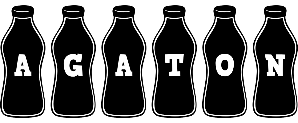 Agaton bottle logo