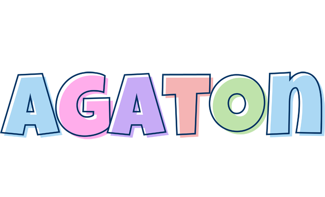 Agaton pastel logo
