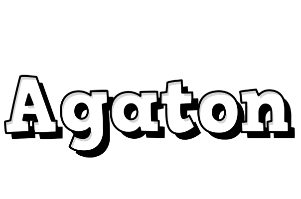 Agaton snowing logo