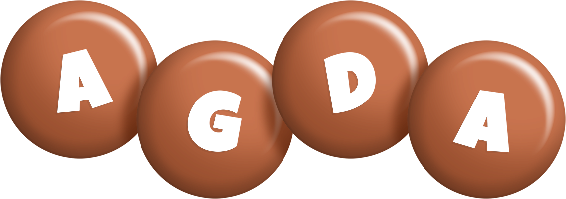 Agda candy-brown logo