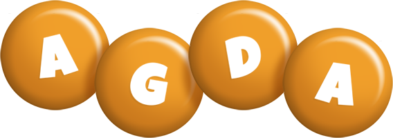 Agda candy-orange logo