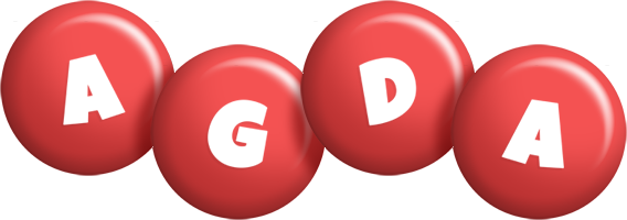 Agda candy-red logo