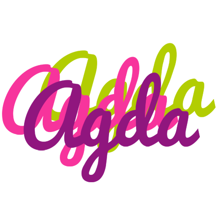 Agda flowers logo