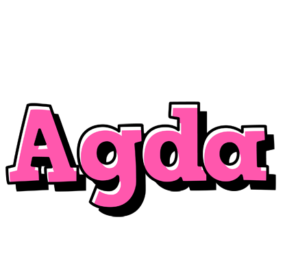 Agda girlish logo