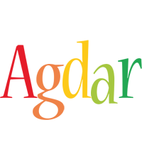 Agdar birthday logo
