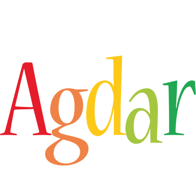 Agdar birthday logo