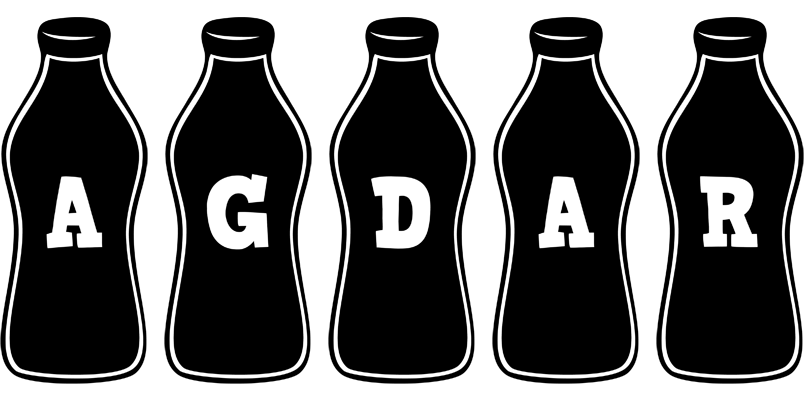 Agdar bottle logo