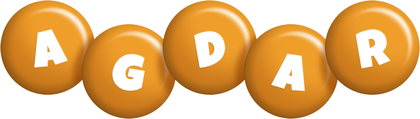 Agdar candy-orange logo