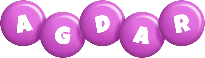 Agdar candy-purple logo