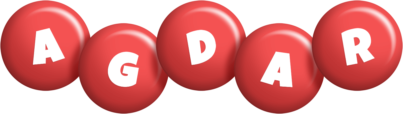 Agdar candy-red logo