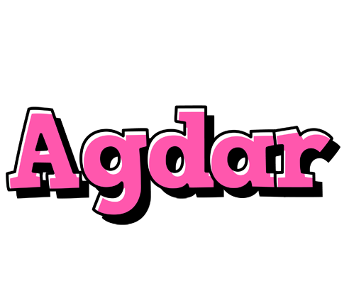 Agdar girlish logo