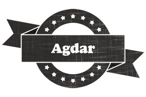 Agdar grunge logo