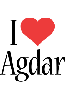 Agdar i-love logo