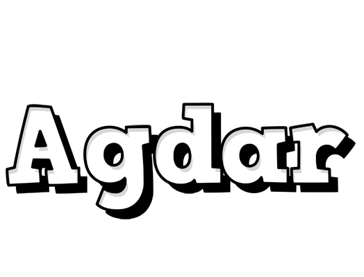 Agdar snowing logo