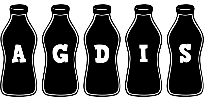 Agdis bottle logo