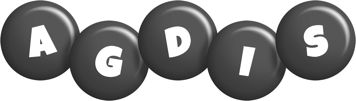Agdis candy-black logo