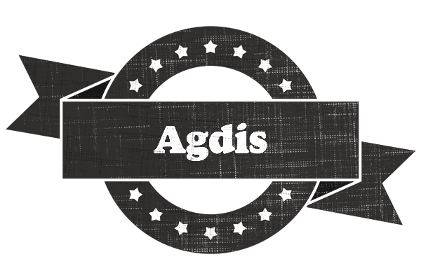 Agdis grunge logo
