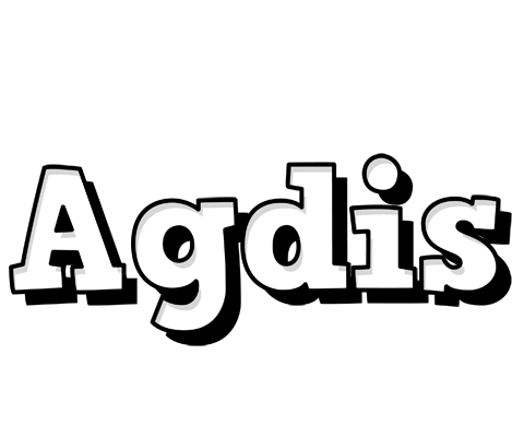 Agdis snowing logo