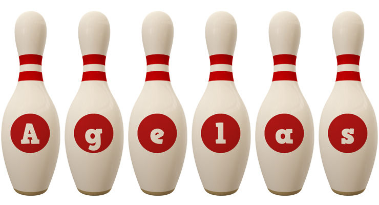 Agelas bowling-pin logo