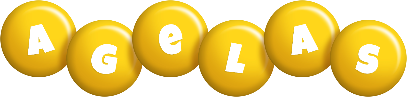 Agelas candy-yellow logo