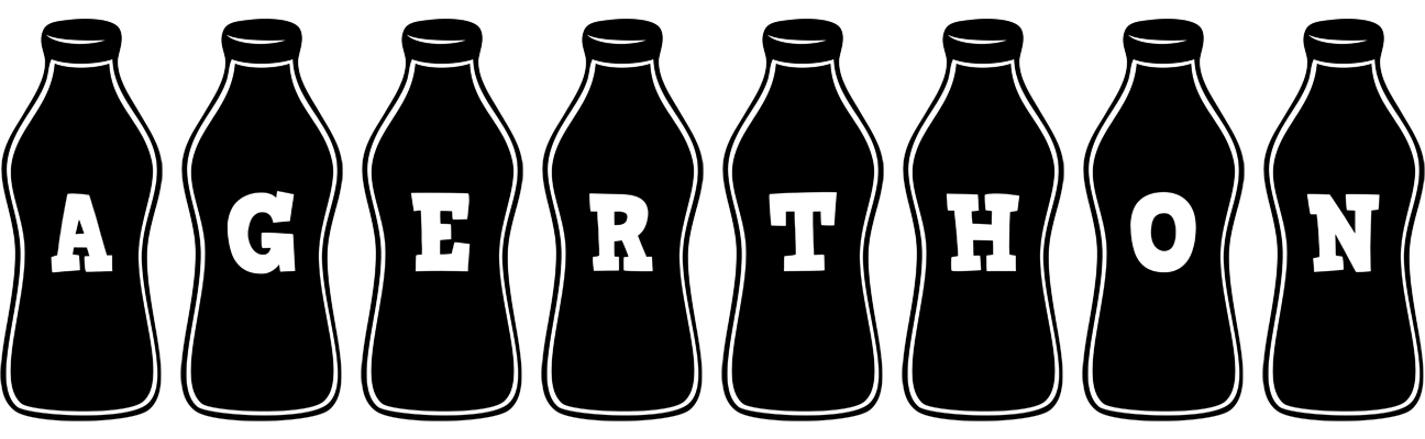 Agerthon bottle logo
