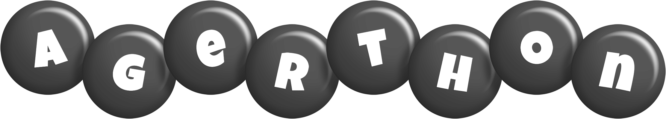 Agerthon candy-black logo